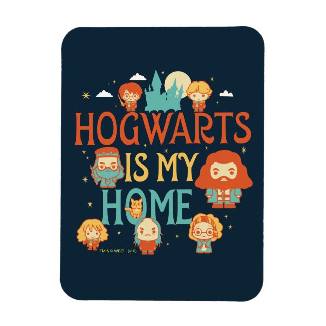 MAGNET FLEXIBLE HARRY POTTER™ | POUR MOI, HOGWARTS™ C'EST CHEZ MOI (Vertical)