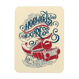 Magnet Flexible Harry Potter | Typographie Express Hogwarts