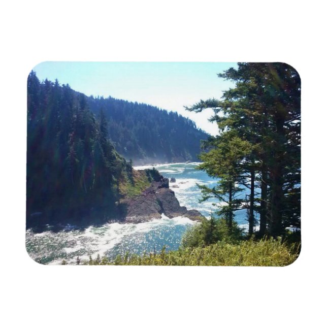 Magnet Flexible Hart's Cove, côte de l'Oregon (Horizontal)