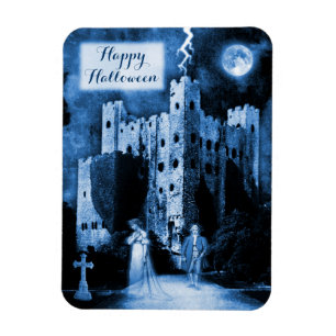 Magnet Flexible Hauné Château Gothic Happy Halloween