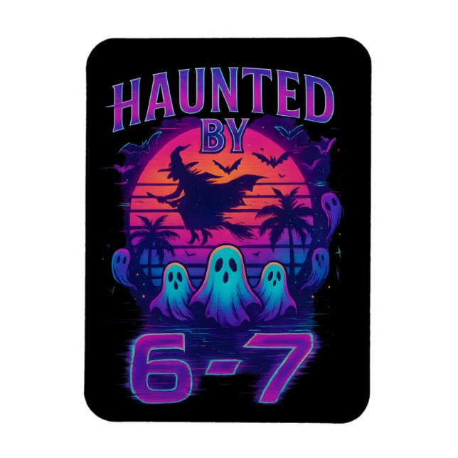 Magnet Flexible Haunted par 67 Funny Halloween Meme (Vertical)