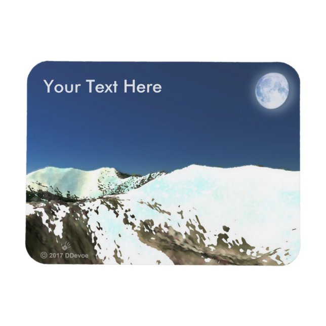 Magnet Flexible Hauts sommets - Air léger (Horizontal)