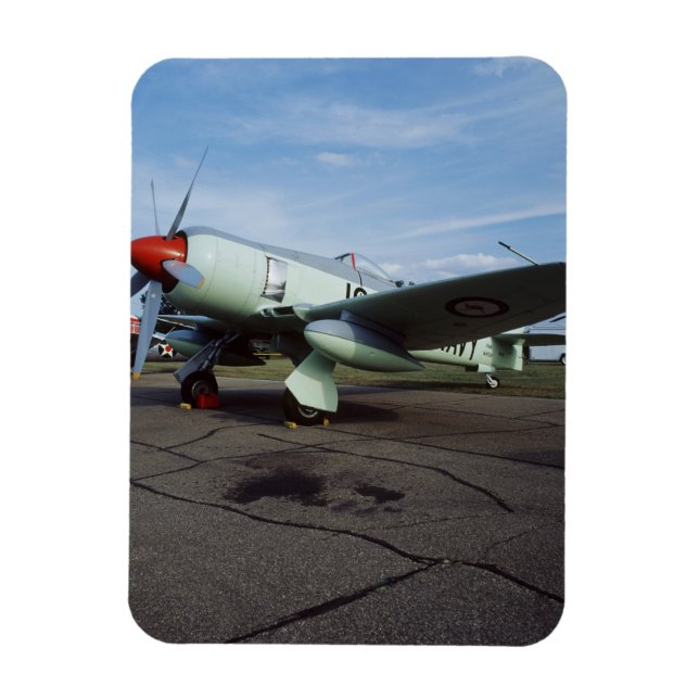 Magnet Flexible Hawker Sea Fury au CAF, Minnesota Wing, au 2 (Vertical)