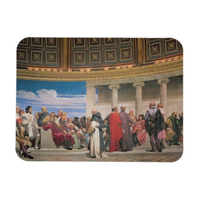 Magnet Flexible Hémicycle : Artistes de tous âges, détail de la dr (Horizontal)