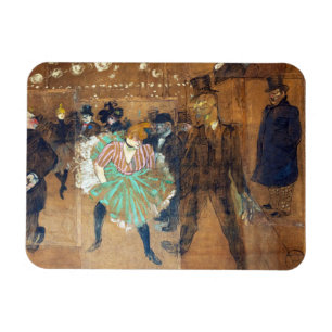 Magnet Flexible Henri de Toulouse-Lautrec - Danse à la Rouge