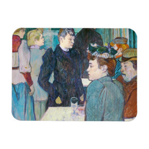 Magnet Flexible Henri De Toulouse-Lautrec Moulin de la Galette