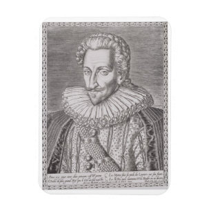 Magnet Flexible Henri IV (1553-1610) comme roi de la Navarre, 1589