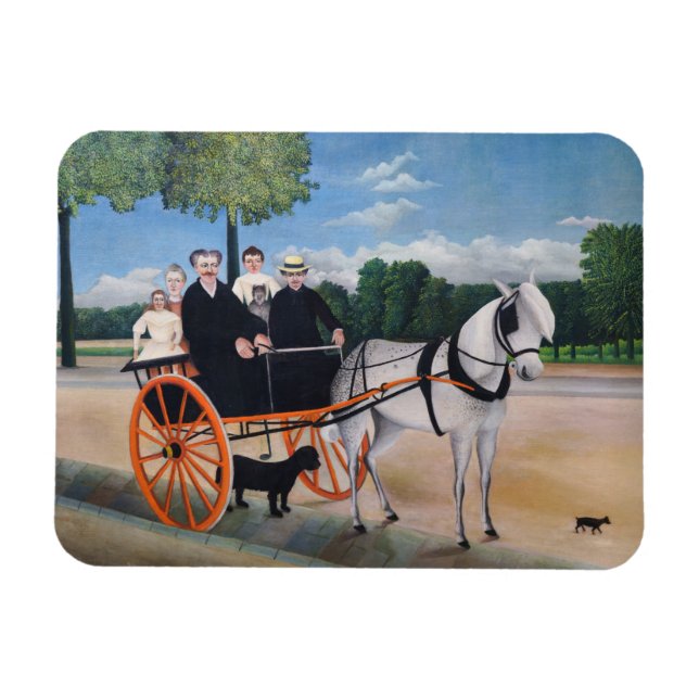Magnet Flexible Henri Rousseau - La Carriole du pere Junier (Horizontal)