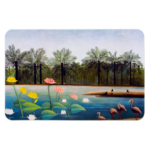 Magnet Flexible Henri Rousseau - Les Flamants roses