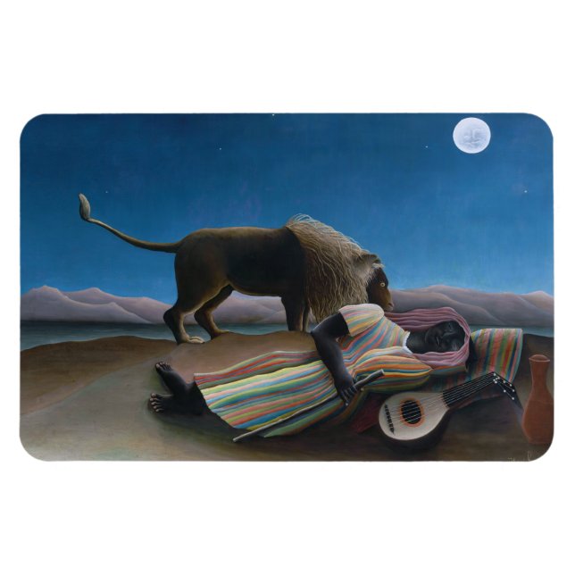 Magnet Flexible Henri Rousseau - Les Tziganes qui dorment (Horizontal)