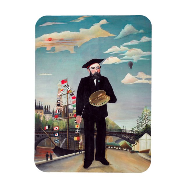 Magnet Flexible Henri Rousseau - Mon portrait-Paysage (Vertical)