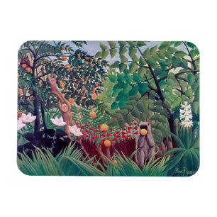 Magnet Flexible Henri Rousseau - Paysage Exotique