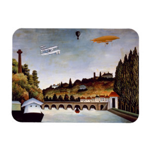 Magnet Flexible Henri Rousseau - Pont de Sèvres et collines de Cla