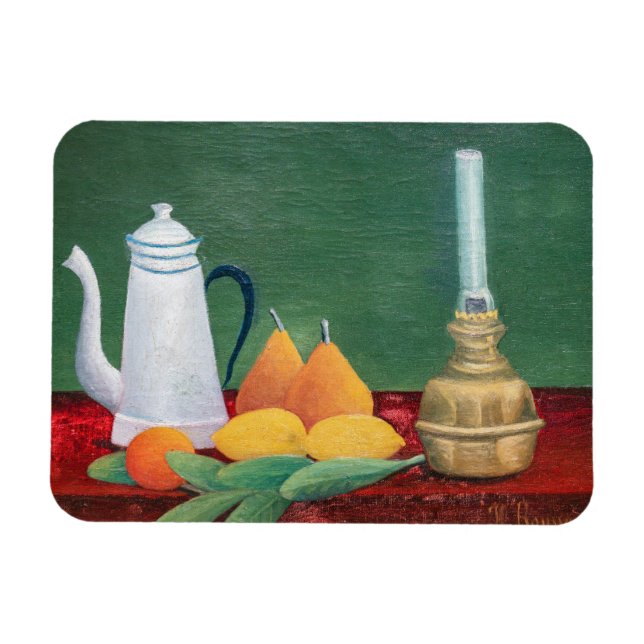 Magnet Flexible Henri Rousseau - Still Life with Coffee Pot (Horizontal)
