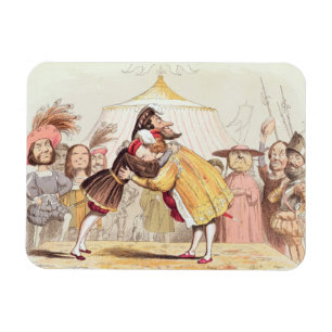 Magnet Flexible Henry VIII (1491-1547) et Francis I de la France