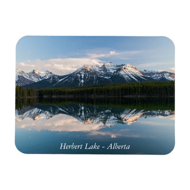 Magnet Flexible Herbert Lake (Alberta), aimant canadien (Horizontal)