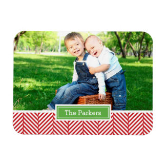 Magnet Flexible Herringbone Vacances Monogramme Magnat photo
