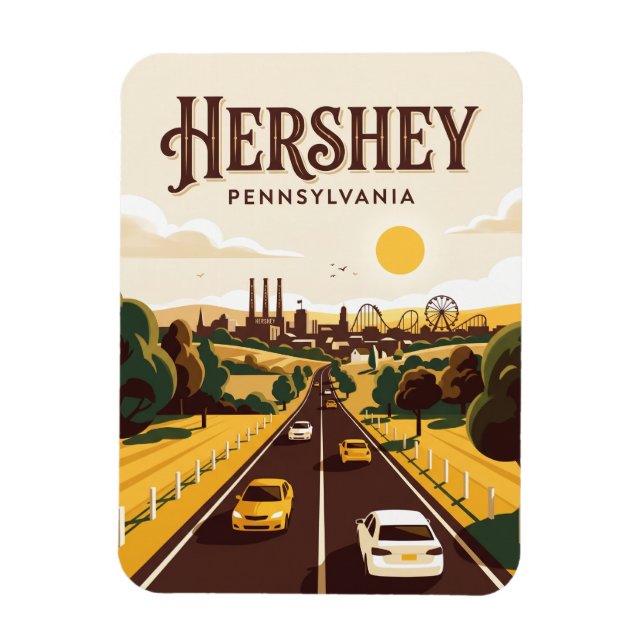 Magnet Flexible Hershey États-Unis (Vertical)