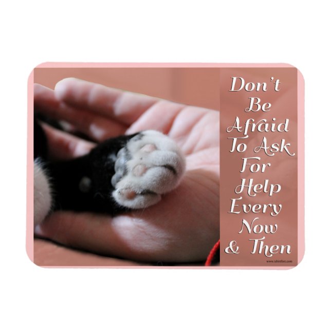 Magnet Flexible Heure de demander de l'aide (Horizontal)