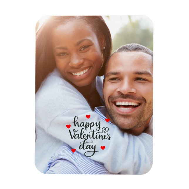 Magnet Flexible Heureuse Sainte-Valentin photo (Vertical)