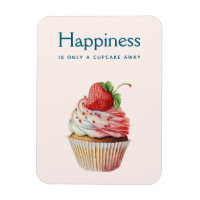 Heureux dire fraise Cupcake Sweet Dessert