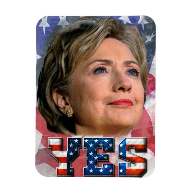 Magnet Flexible Hillary Clinton 2016 (Vertical)