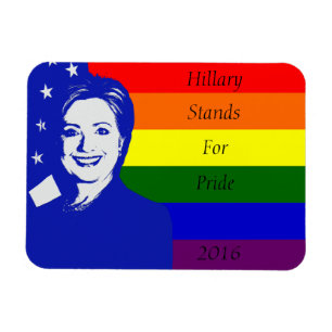 Magnet Flexible Hillary représente la fierté