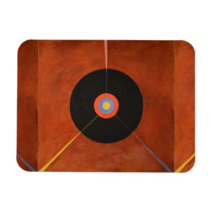 Magnet Flexible Hilma Af Klint, Le Swan No.18, Art Abstrait