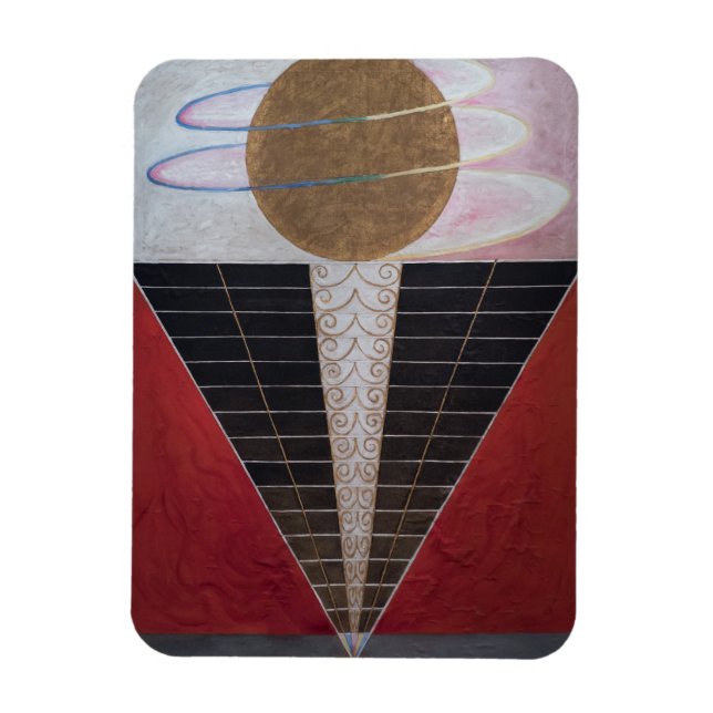 Magnet Flexible Hilma Af Klint, Retable n° 2, Art Abstrait (Vertical)