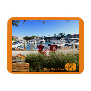 Magnet Flexible Hilton Head Island Harbour Town Marina Bonjour Aut