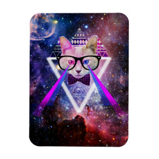 Magnet Flexible Hipster galaxy cat