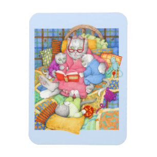 Magnet Flexible HISTOIRE DU SOIR 3x4 Aimant Flexible - Bleu