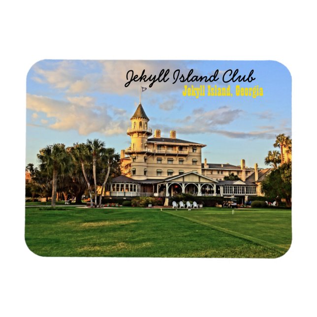 Magnet Flexible Historic Jekyll Island Club en Géorgie Pays Bas (Horizontal)