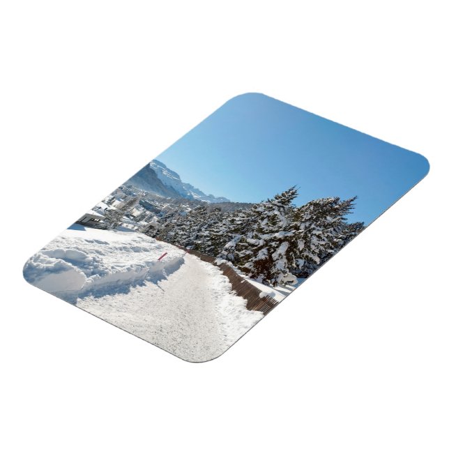 Magnet Flexible Hiver à St. Moritz (Côté Gauche)