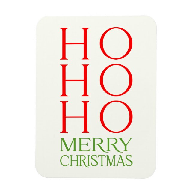 Magnet Flexible Ho Ho Ho Joyeux Noël (Vertical)