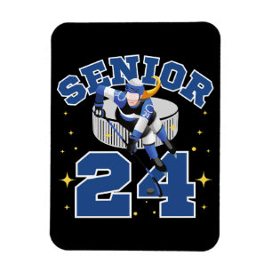 Magnet Flexible Hockey sur glace drôle Senior 2024