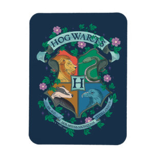 Magnet Flexible HOGWARTS™ Floral Crest