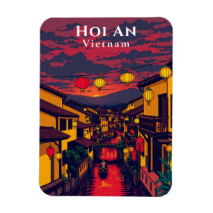 Magnet Flexible Hoi An Vietnam Ancienne Lanternes De Ville