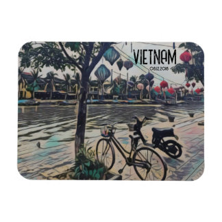 Magnet Flexible Hoi An Vietnam Lanterns Date Personnalisable