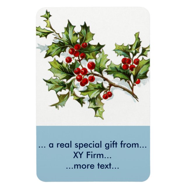 Magnet Flexible HollyBerries20150802 (Vertical)