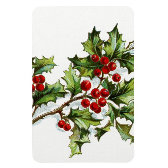 Magnet Flexible HollyBerries 001 (Vertical)