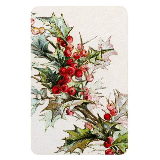 Magnet Flexible HollyBerries 004 (Vertical)