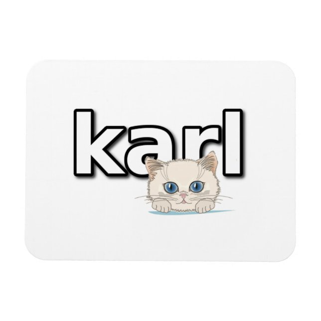 Magnet Flexible Hommage à Karl Lagerfeld (Horizontal)