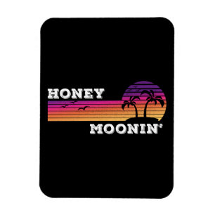 Magnet Flexible Honey Moonin Beach Honeymoon Vacation Men Women Co