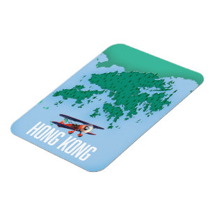Magnet Flexible Hong Kong Map