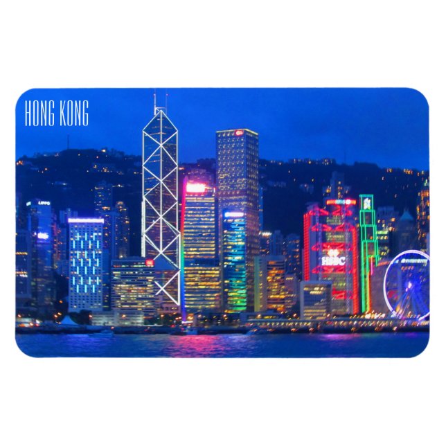 Magnet Flexible hong kong skyline (Horizontal)