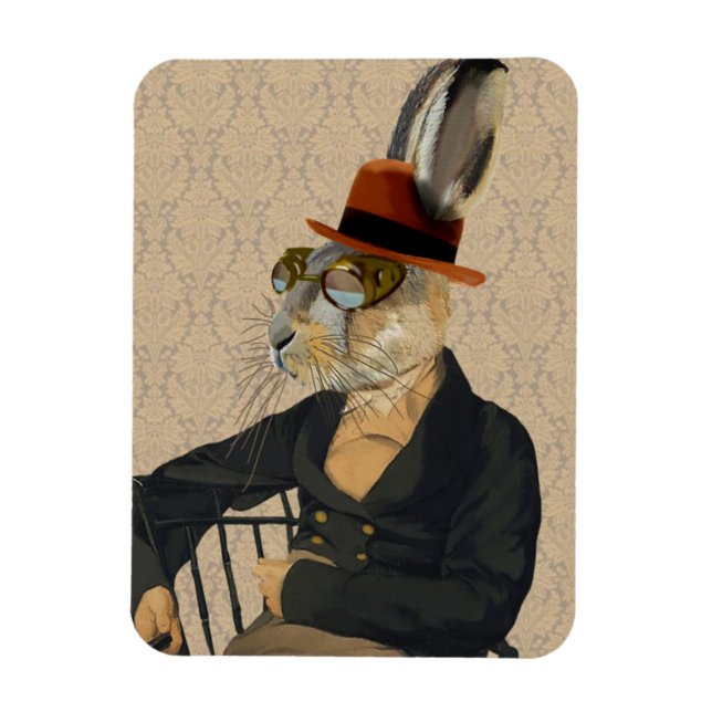 Magnet Flexible Horatio Hare sur la chaise (Vertical)