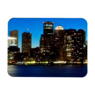 Magnet Flexible Horizon de Boston avec la lune