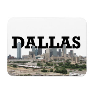 Magnet Flexible Horizon de Dallas le Texas avec Dallas dans le