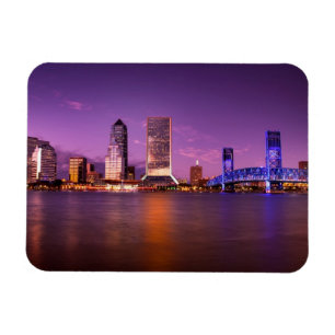 Magnet Flexible Horizon de Jacksonville la Floride la nuit
